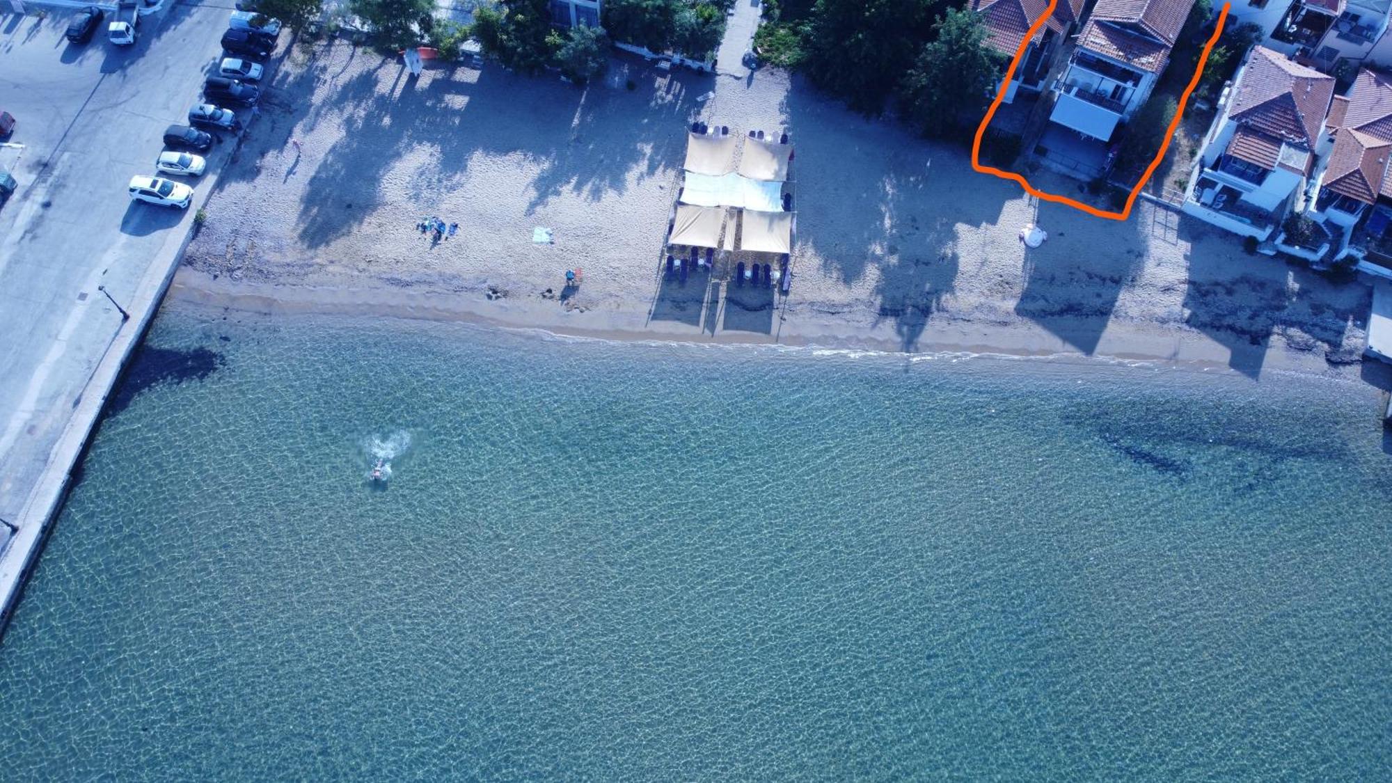Beachfront Apartment Thassos Skála Kallirákhis Extérieur photo