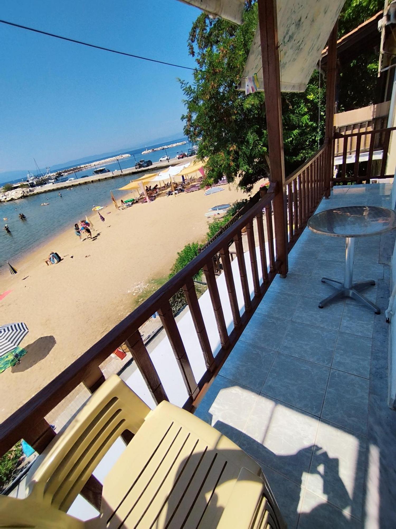 Beachfront Apartment Thassos Skála Kallirákhis Extérieur photo