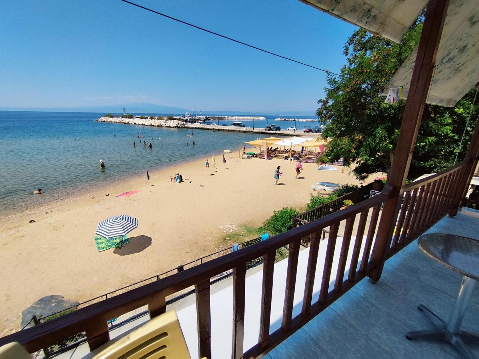 Beachfront Apartment Thassos Skála Kallirákhis Extérieur photo
