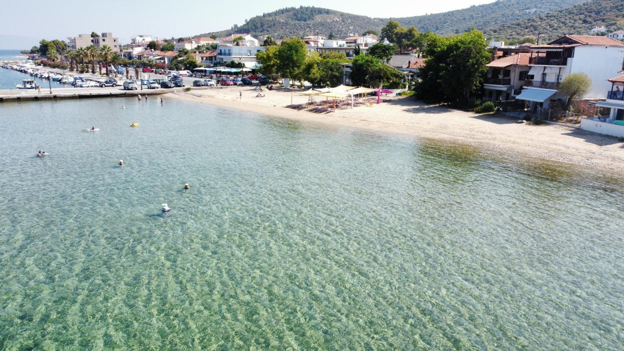 Beachfront Apartment Thassos Skála Kallirákhis Extérieur photo