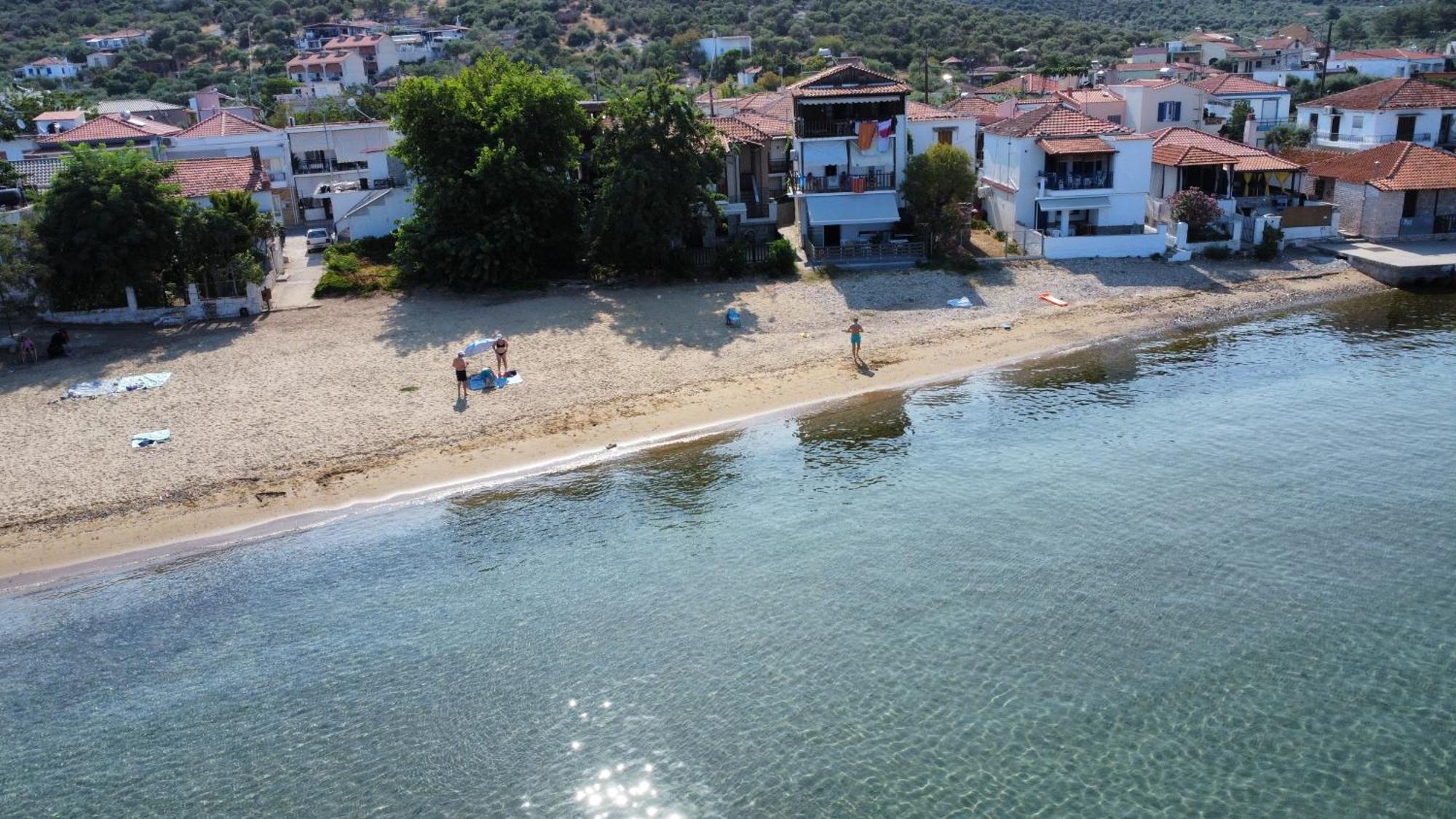 Beachfront Apartment Thassos Skála Kallirákhis Extérieur photo