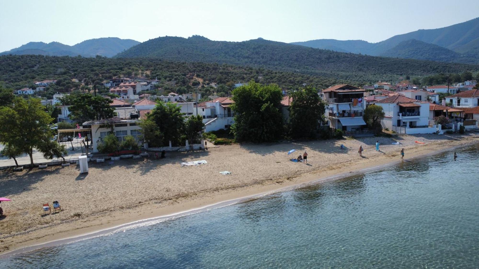 Beachfront Apartment Thassos Skála Kallirákhis Extérieur photo
